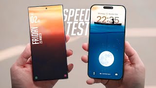 Apple iPhone 14 Pro Max vs Samsung Galaxy S22 Ultra - SPEED TEST (SHOCKING)
