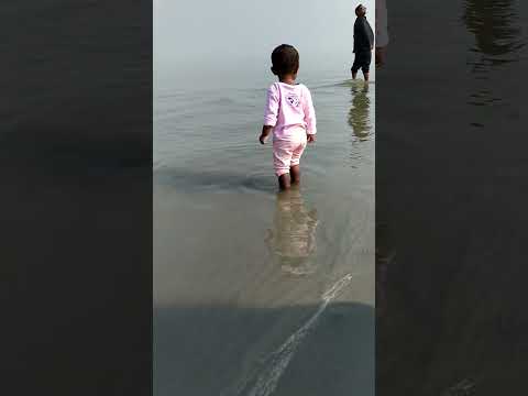 Tasnim in Mainat Ghat Beach