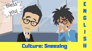 A Lesson about Sneezing | English Conversation about Sneezing