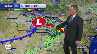 Rain chances return Wednesday. Thunderstorms possible Thursday