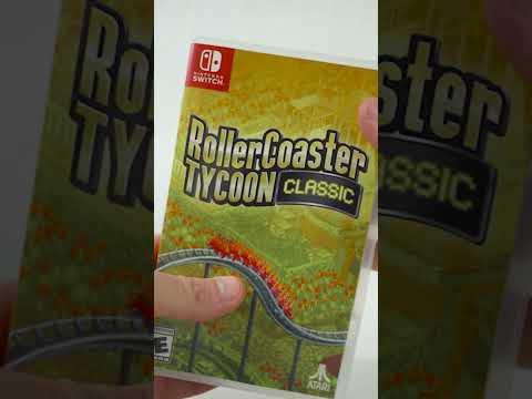 RollerCoaster Tycoon Classic | Opening Atari Switch Game | Physical Media #retrogaming #rct #atari - YouTube