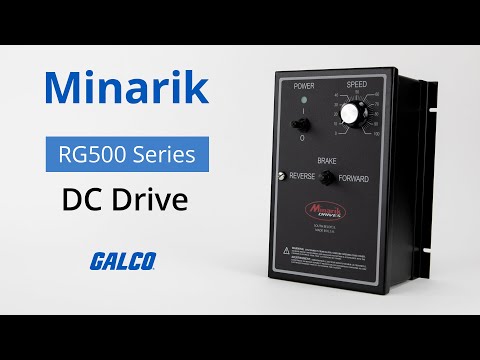 Minarik's RG500 Series, DC Drive