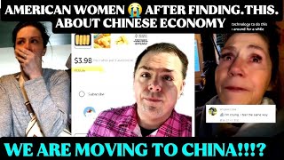 AMERICAN WOMEN IN TEARS AFT COMPARING THE COST OF LIVING IN AMERICA& CHINA| AMERICANS ON REDNOTE App