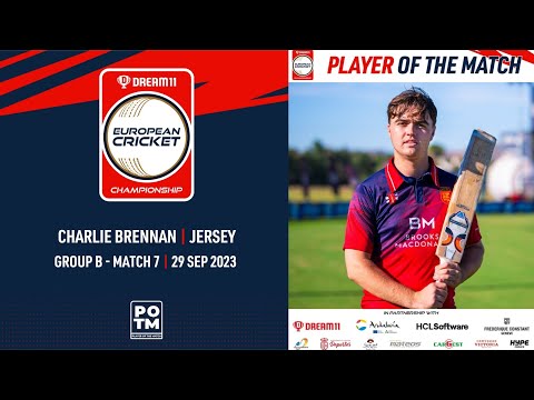 POTM: C.Brennan - JSY vs GSY | Highlights | Dream11 ECC23 | 29 Sep 2023 | ECC23.021