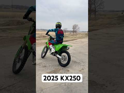 New 2025 KX250 - First Ride #mx #moto #kx