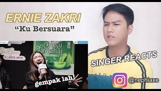[SINGER REACTS] Ernie Zakri - Ku Bersuara (Acoustic Version)