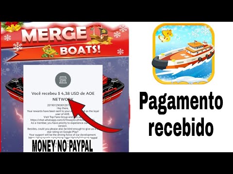 Pagou $5: Merge boats Como ganhar dinheiro no paypal jogando.