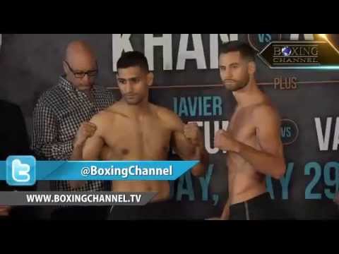 Bryan Vasquez, Javier Fortuna and Amir Khan, Chris Algieri made weight