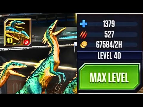 Mr.Raptor Mini Series - COMPSOGNATHUS LEVEL-40 MAX (JURASSIC WORLD: THE GAME)