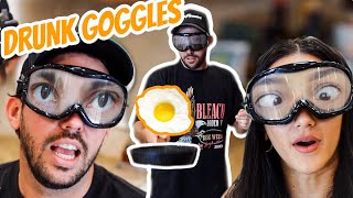 COUPLES DRUNK GOGGLE CHALLENGE!!