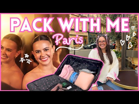 PACK WITH ME FOR PARIS (packing tips and outfit inspo)