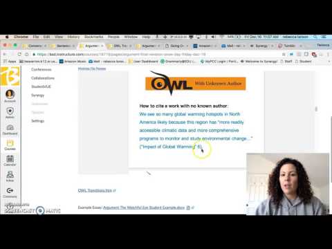 OWL MLA Formatting and Guidelines