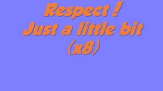 Melanie Amaro - Respect - Lyrics