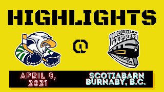 HIGHLIGHTS: Surrey Eagles @ Coquitlam Express - April 8th, 2021