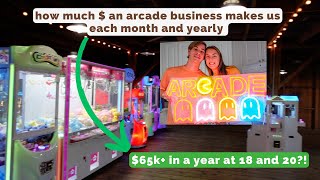 HOW MUCH MONEY AN ARCADE/VENDING BUSINESS MAKES IN 2023