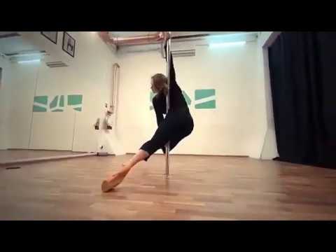 PoleFitnessVideos, Pole freestyle routine