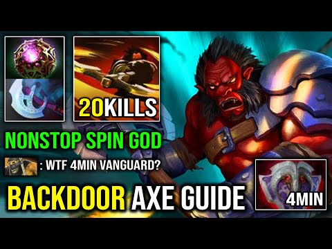 ULTRA BACKDOOR AXE 4Min Vanguard Nonstop Spin with Octarine Core + Manta Style DotA 2