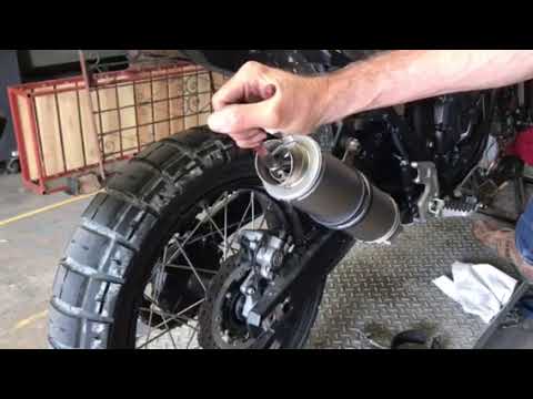 Yamaha T7 Tenere 700 Rally exhaust end Can DB killer in