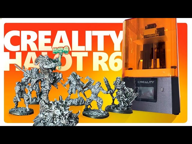 Vídeo relacionado con Creality Halot R6 Impresora 3D de Resina, 2K Pantalla LCD Monocromática, Fuente de Lluz Mejorada con Impresión de Alta Precisión, Flujo de Trabajo Simple Impresoras 3D de Resina para Principiantes