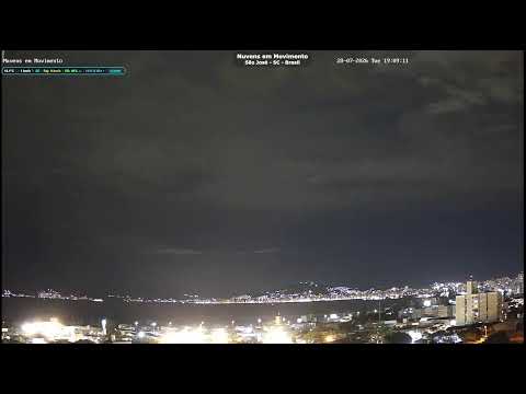 🔴 São José/SC ao Vivo 🌊 | Vista da Baía Norte e Florianópolis