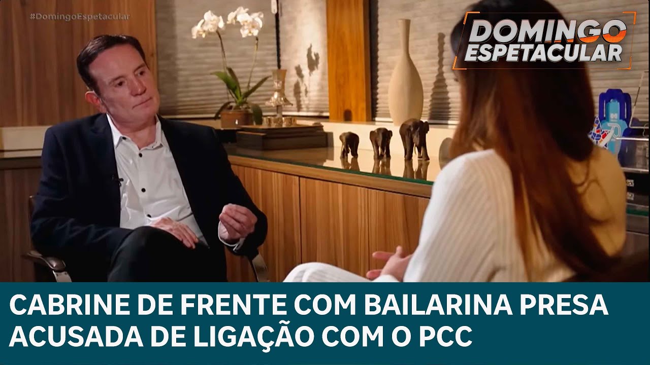Exclusivo! Cabrini de frente com bailarina do Faustão presa acusada de lavar dinheiro do PCC