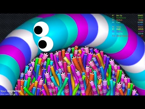 Slither.io A.I. 116,000+ Score Epic Slitherio Best Gameplay! #114