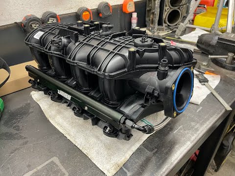 Chevy TBSS intake mod for injector rail mount