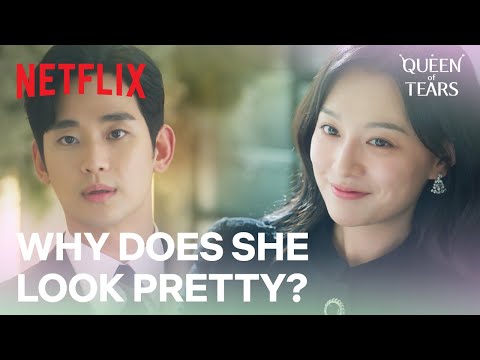 Pretty Kim Ji-won makes Kim Soo-hyun's heart race | Queen of Tears Ep 4 | Netflix [ENG SUB]