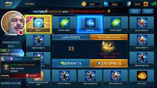 Heroes Evolved Lucky Wheel Lord Phoenix Raven 13,375 Tokens!