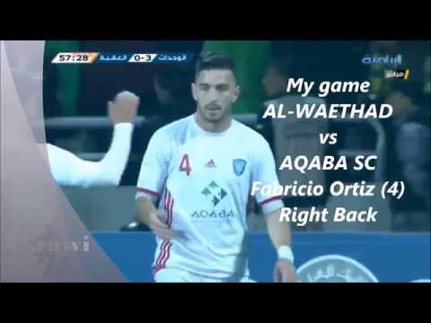 Fabricio Ortiz (4) - Al-Wehdat vs Al-Aqaba sc- Jordan proleague