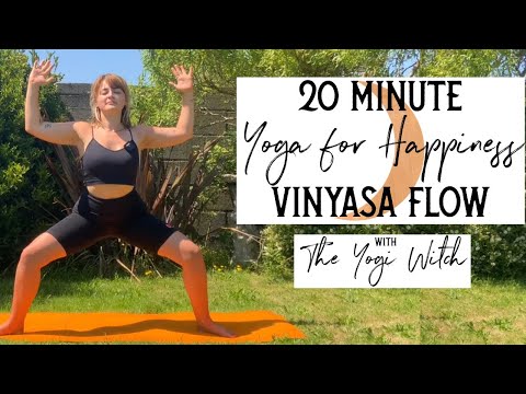 20 Minute // YOGA FOR HAPPINESS VINYASA FLOW // The Yogi Witch