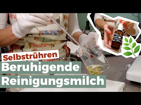 Reinigungsmilch Mandel-Pflaume / Naturkosmetik selber machen 🌿