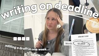 Trying To Finish A Whole Draft In 1 Week [Writing Documentry] Project.Bb