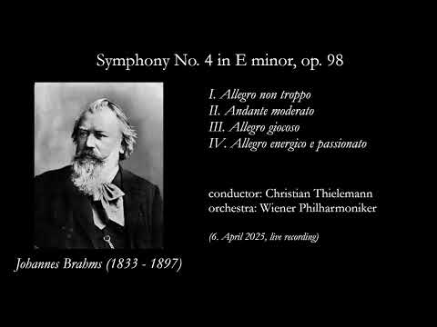 Brahms - Symphony No. 4 in E minor, Op. 98 | Thielemann - Wiener Philharmoniker