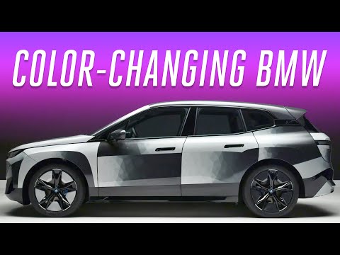 BMW debuts color-changing SUV at CES 2022 #Shorts