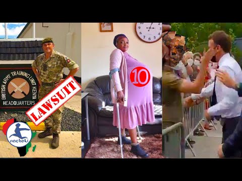 , title : 'Kenya to Sue British Army, African Woman Breaks Record Birthing 10 Babies, Africa Cheers Macron Slap'