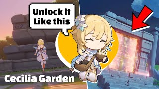 How to Unlock Cecilia Garden Puzzle - Domain of Forgery in Genshin Impact