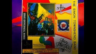 The SIMON TOWNSHEND BAND LIVE! Mercury Lounge NYC 11/3/97