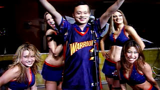 William Hung at Golden State Warriors with the Farley Brothers
