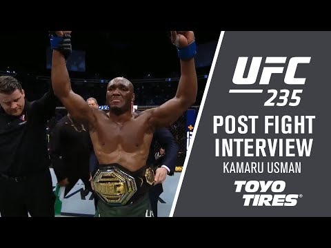 Kamaru Usman Defeats Tyron Woodley To Become UFC Welterweight Champion At UFC 235