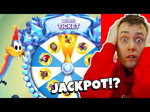 NEW WHEEL OPENING! CAN I GET JACKPOT!? SPEND 36 GOLDEN TICKETS - Looney Tunes World of Mayhem