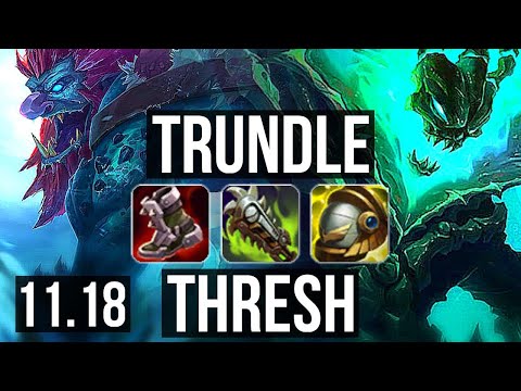 TRUNDLE & Lucian vs THRESH & Kai'Sa (SUPPORT) | 67% winrate, 3/2/14 | BR Master | v11.18