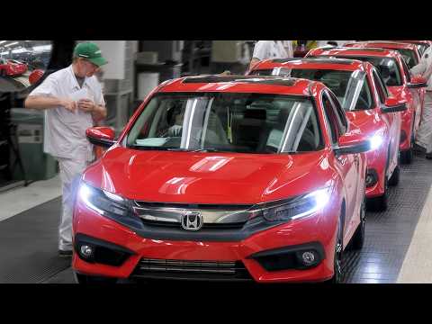 Thumbnail for Honda Civic Factory tour: Secrets of US Honda $3.9 Billion Car Factory: Inside Honda Assembly line by Motorcycle, Supercar, Fuel efficiency, United States, ZiL, Car, Honda Civic
