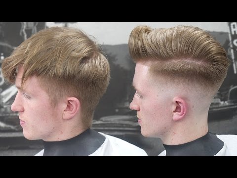 HAIRCUT TRANSFORMATION: SKIN FADE POMPADOUR