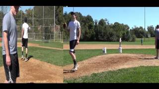 preview picture of video 'Alex Amernick (Owings Mills HS 2015)--Reisterstown Stallions Bullpen Session--September 27 2014'