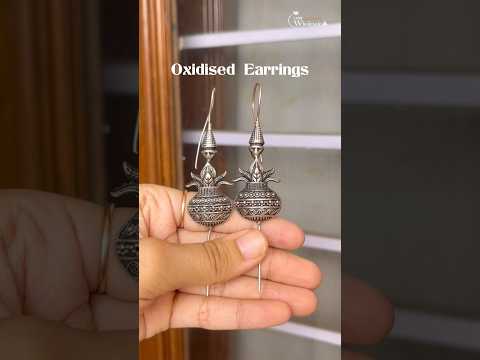 Ethnic art style silver color oxidised designer ear cuff fas...