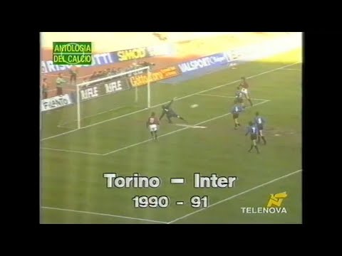 1990-91 (8' Rit Coppa Italia - 23-01-1991) Torino-INTER 1-0 [Lentini] HLTS Telenova