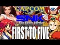 Capcom Vs SNK Tag Team M U G E N First To Five Mai Kung Fu Girl Vs Zero Karin
