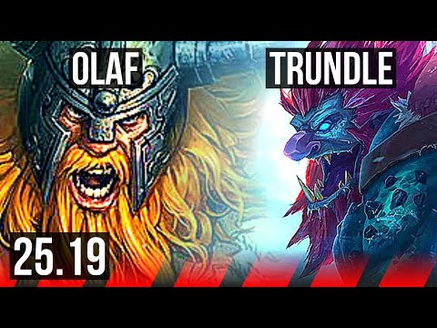 OLAF vs TRUNDLE (TOP) | 6/1/2, Dominating | EUW Challenger | 25.19