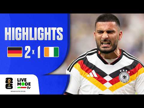 Alemanha 2-1 Costa do Marfim (WC 2026)